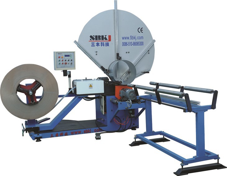 Ronde spiraalvormige helix die een gegalvaniseerde Spiro-buisvormmachine maakt